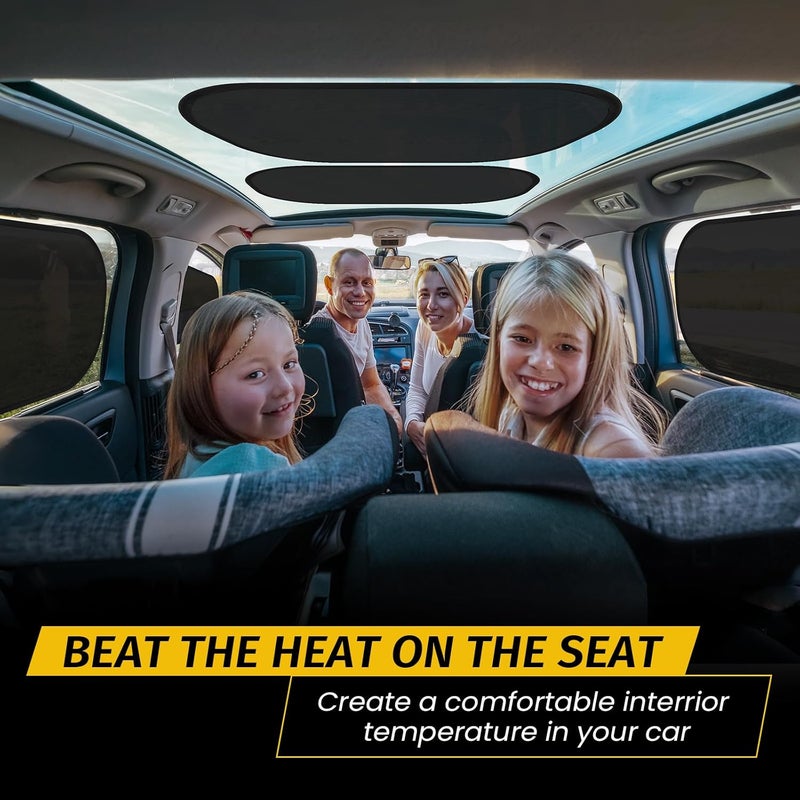 Clothclose 4 Pack Car Window Shade - 20″ × 12″ Car Side Window Covers for Baby, Cars Window Sun Shade, Glare Shield and UV Rays Protection for Your Child, Mesh Window Shades for Baby - Image 5